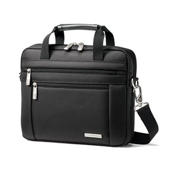 kohls leather briefcase