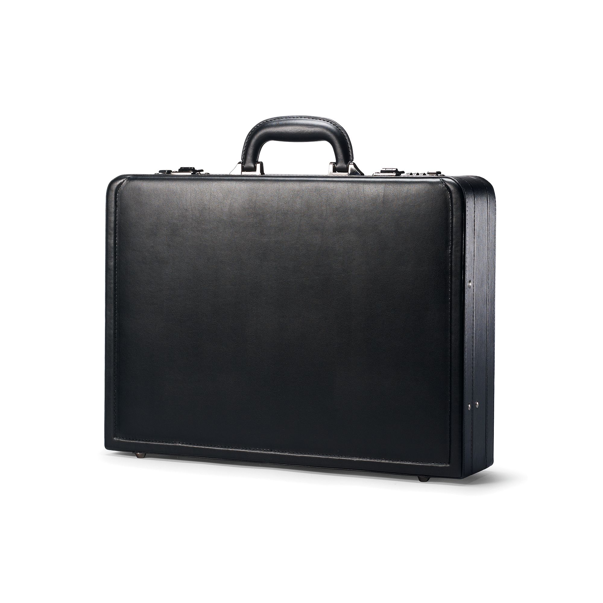 Samsonite Classic Leather Attache, Black
