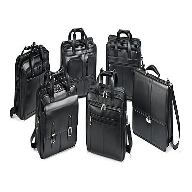 Samsonite Classic Leather File Laptop Briefcase