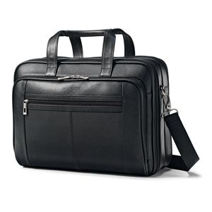 Samsonite Classic Leather Laptop Briefcase