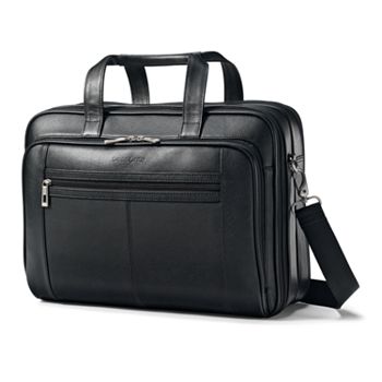 samsonite leather laptop briefcase