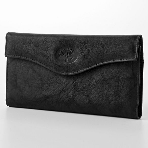 leather wallet woman - LePortefeuille Charlotte - Byzance