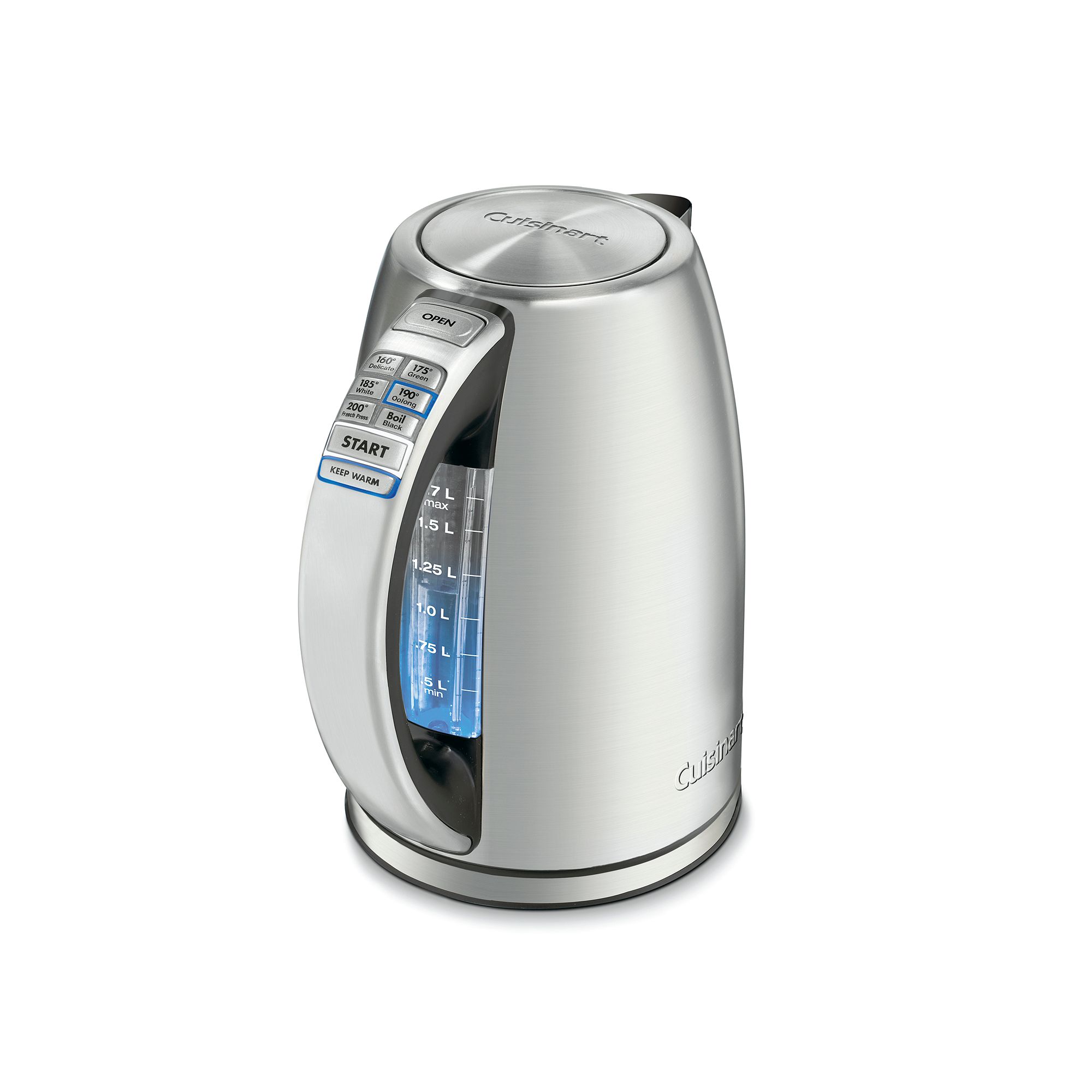Cuisinart® PerfecTemp™ Cordless Electric Kettle, Brushed Grey