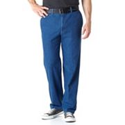 Men's Haggar® Work to Weekend® Classic-Fit Flat-Front Denim Pants