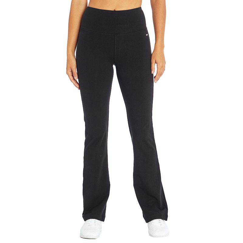 Womens Tummy Control Bootcut Knit Pants 