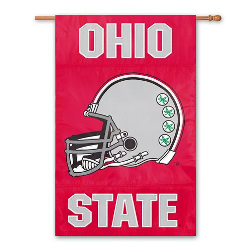 Ohio State Buckeyes Red Banner Flag