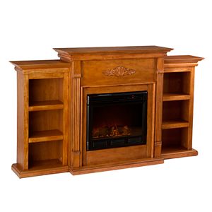 Tennyson Bookcase Electric Fireplace