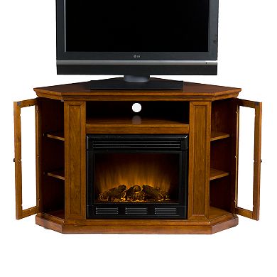 Claremont Media Console and Electric Fireplace
