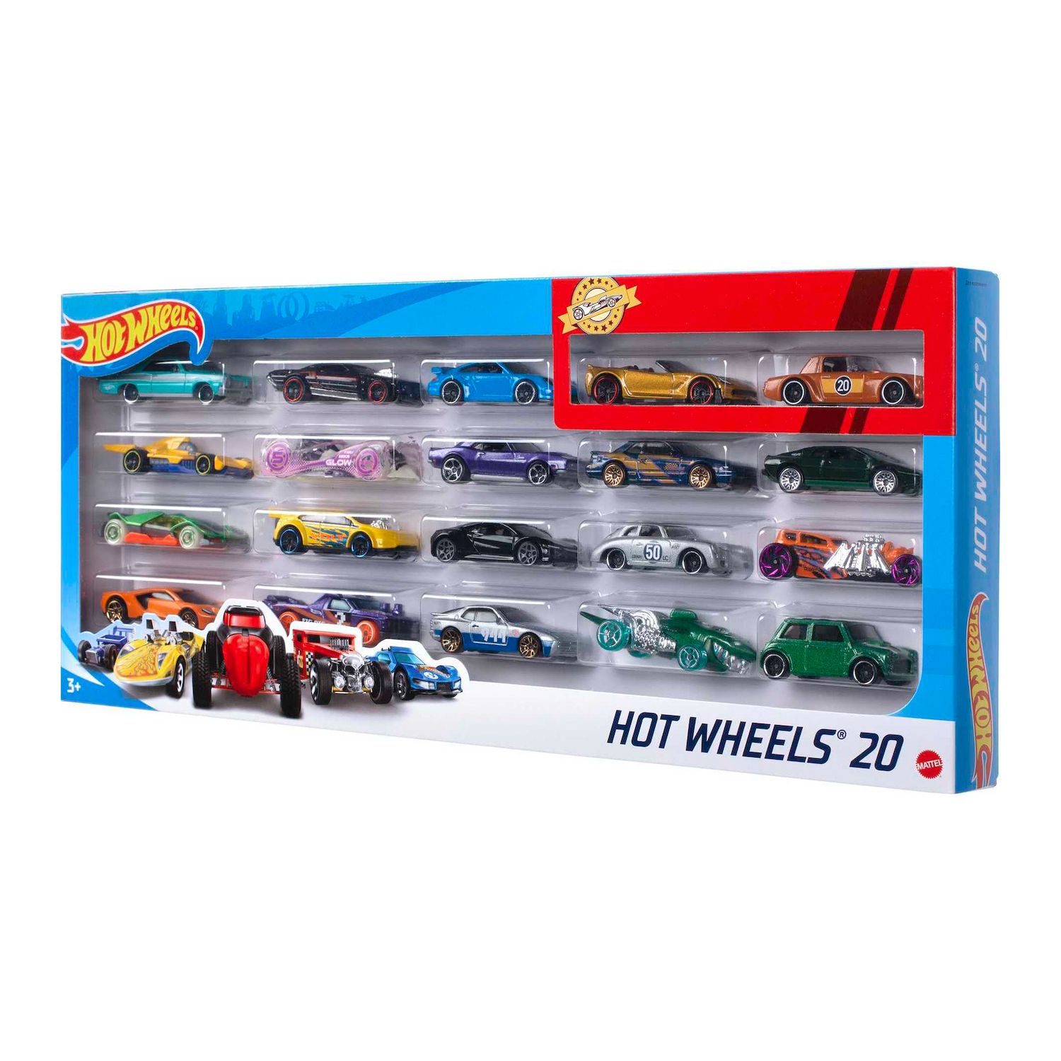 Детские игрушки Hot Wheels 20 Gift Pack by Mattel — фото 1