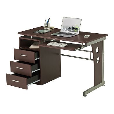 Techni Mobili 3 Drawer Computer Desk