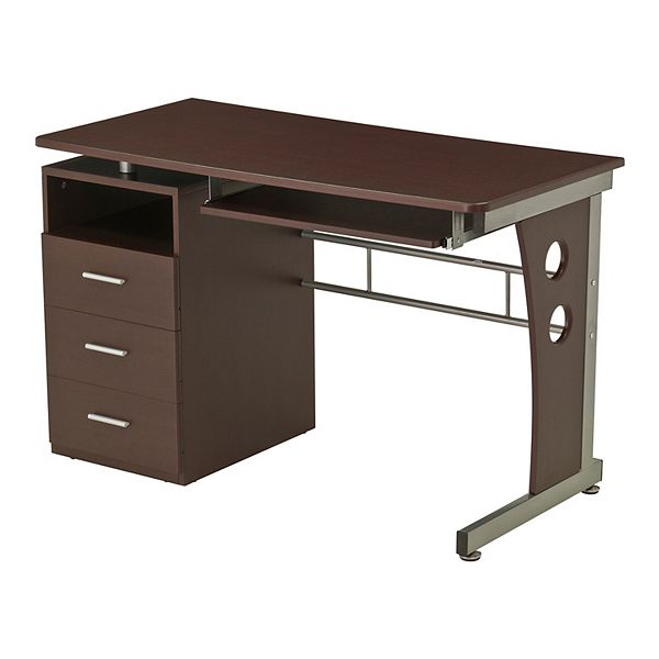 Techni Mobili 3 Drawer Computer Desk