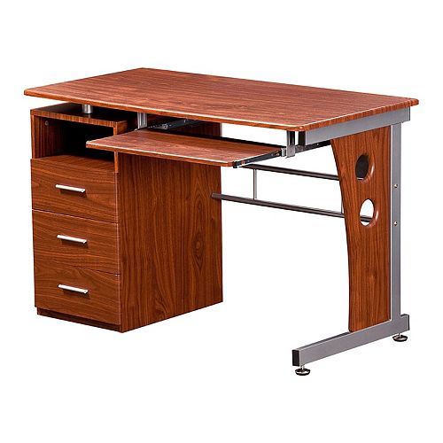 Techni Mobili 3 Drawer Computer Desk