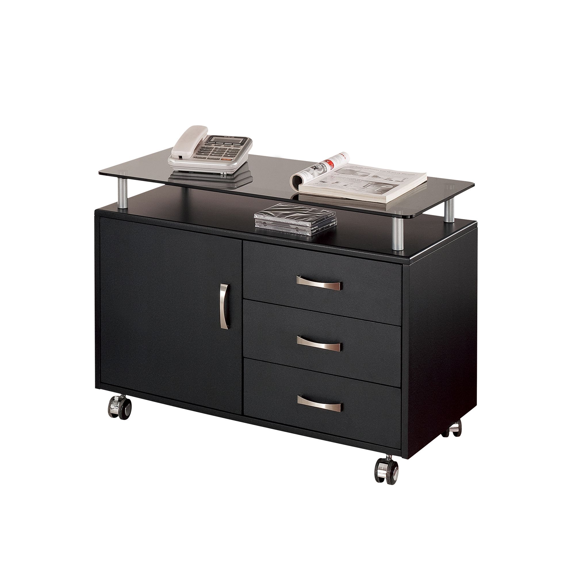 Techni Mobili Filing Cabinet, Grey