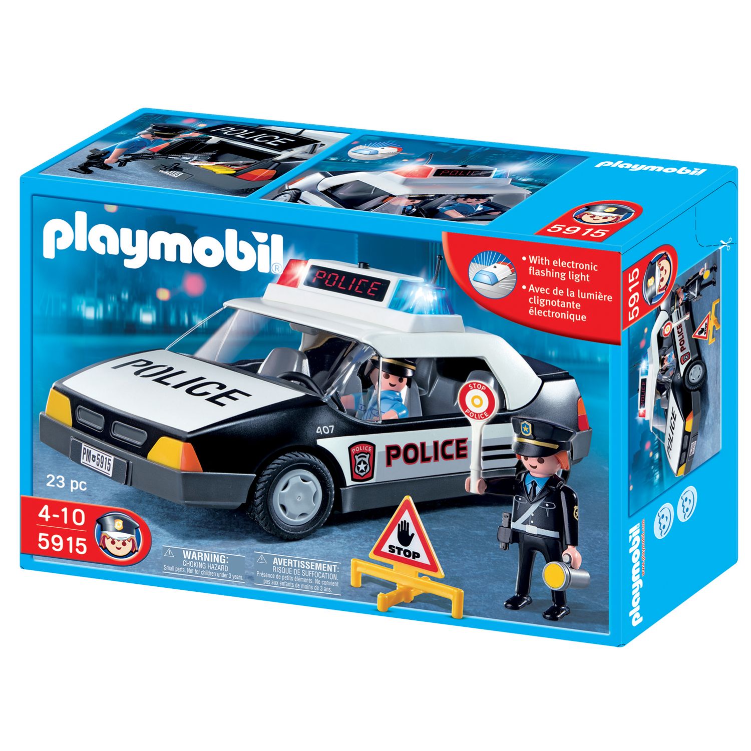 playmobil blue car