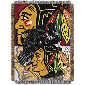 Chicago Blackhawks Home Ice Advantage Throw Blanket