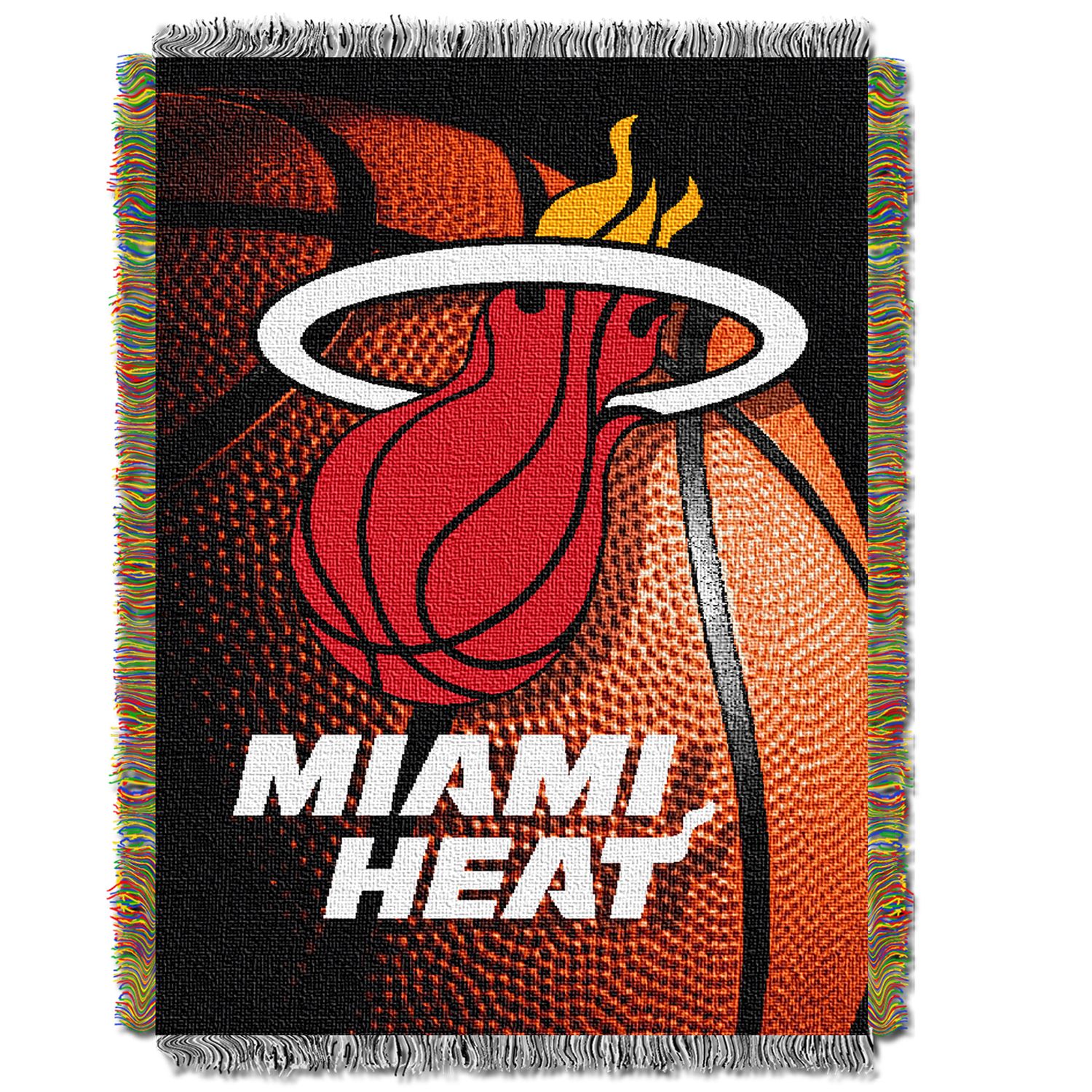 Miami Heat 50'' x 60'' Plush Raschel Throw Blanket