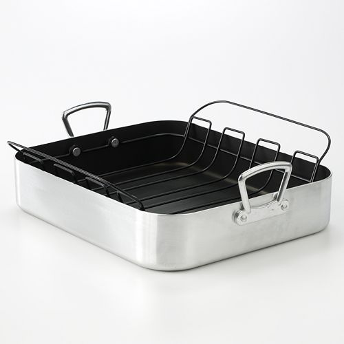 Food Network 17in. Aluminum Roaster