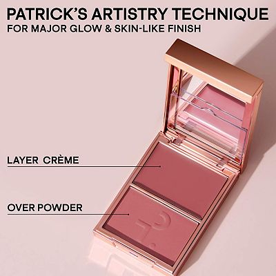 PATRICK TA クリーム＆パウダーチークデュオ Major Beauty Headlines - Double-Take Crème & Powder Blush