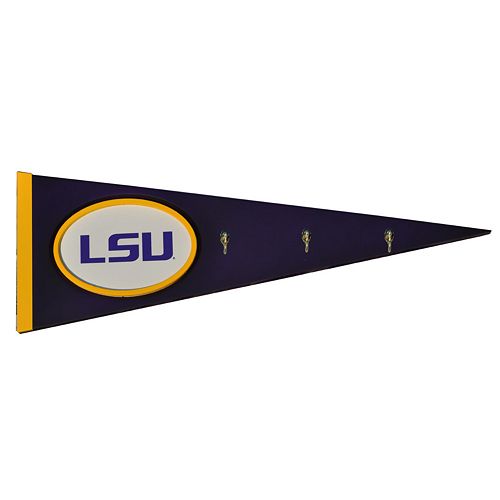 LSU Tigers Pennant Coat Rack