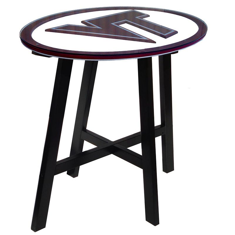 Virginia Tech Hokies Wooden Pub Table, Multicolor
