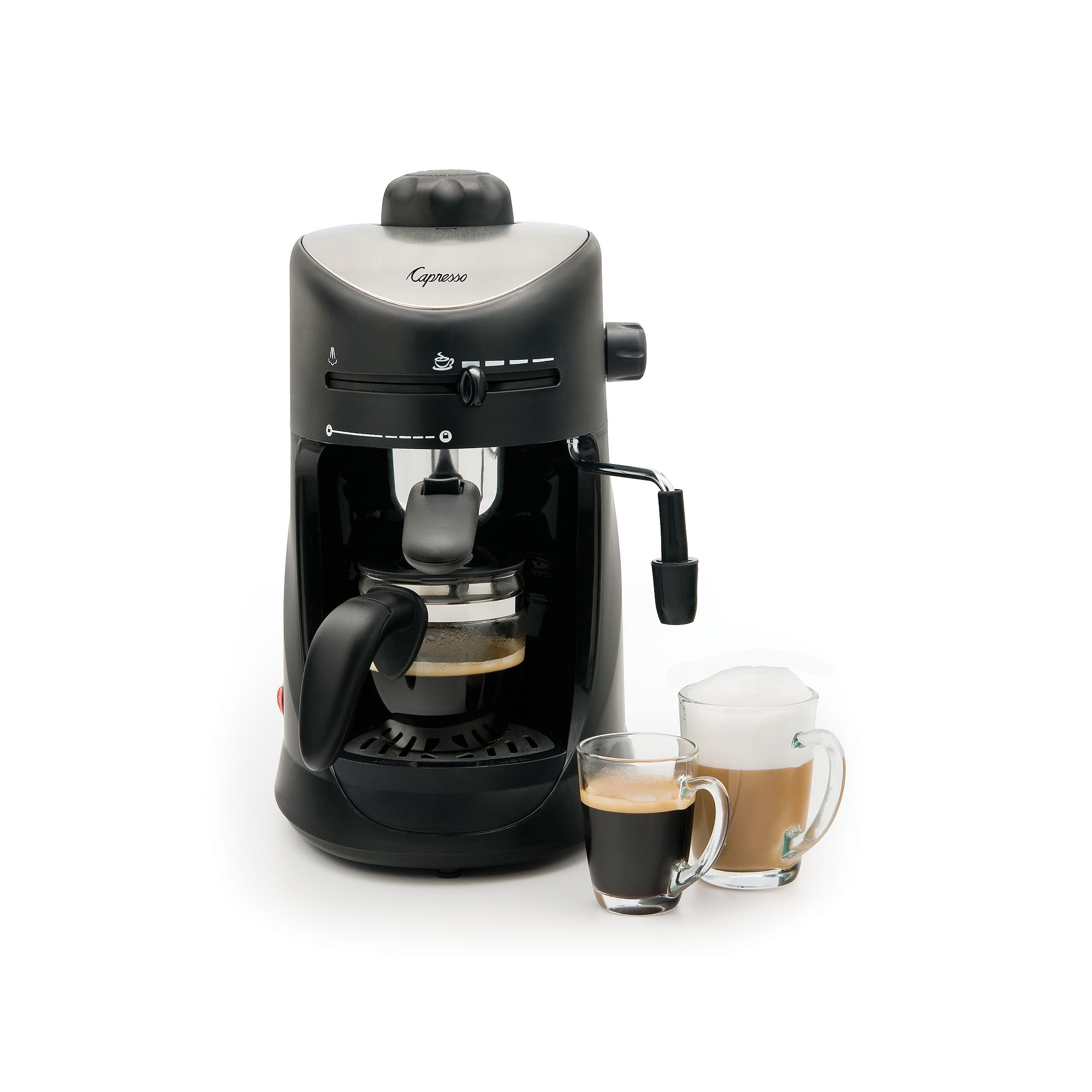 Capresso 4-Cup Espresso & Cappuccino Machine, Black