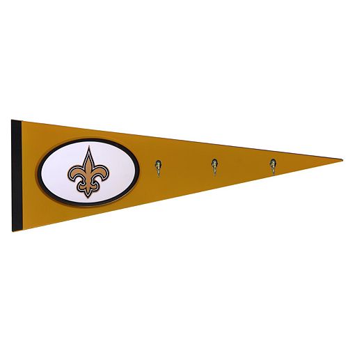 New Orleans Saints Pennant Coat Rack