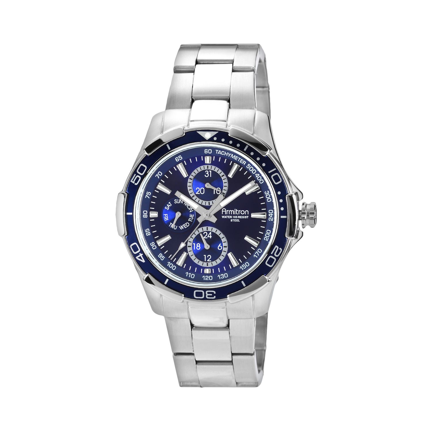 armitron stainless steel watch