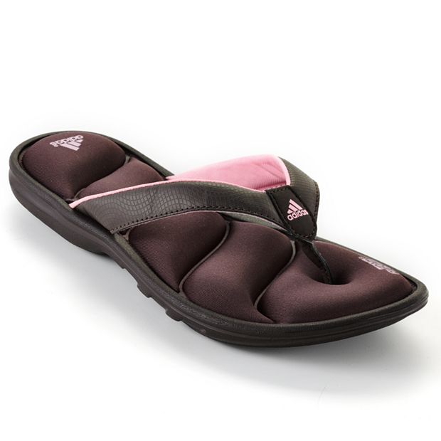 Adidas foam sale flip flops womens