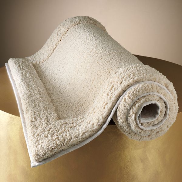 18x32 Plush Half Moon Bath Rug Cream - Threshold™