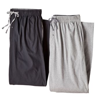 Men's Hanes® 2 Pack Solid Pajama Pants