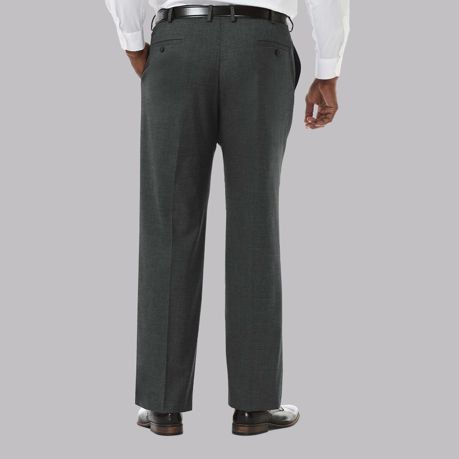 Big & Tall J.M. Haggar Premium Classic-Fit Sharkskin Stretch Flat