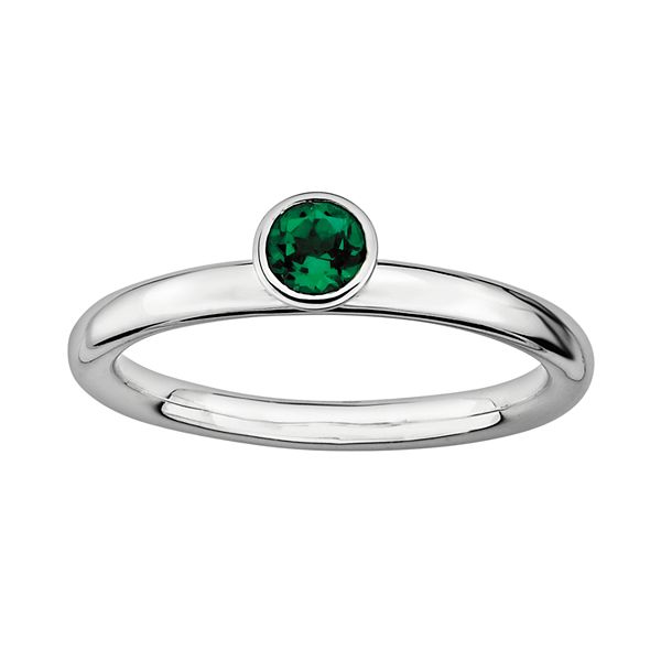 Kohls emerald store rings