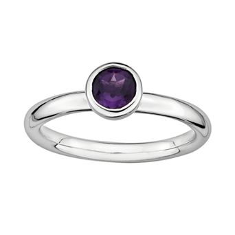 Stacks & Stones Sterling Sterling Silver Amethyst Stack Ring