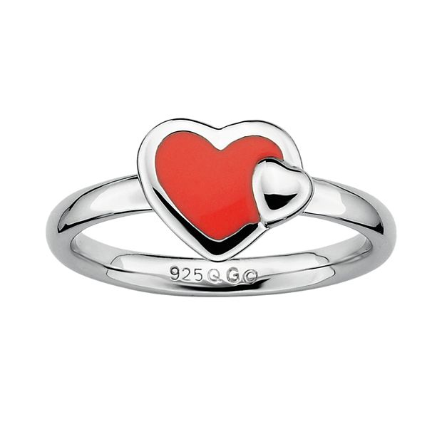 Kohls heart online ring