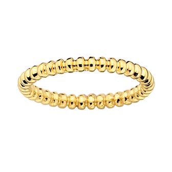 Stacks & Stones 18k Gold Over Silver Beaded Stack Ring