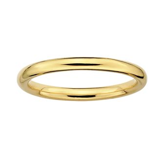 Stacks & Stones 18k Gold Over Silver Stack Ring
