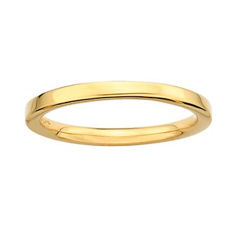 Stacks & Stones 18k Gold Over Silver Stack Ring
