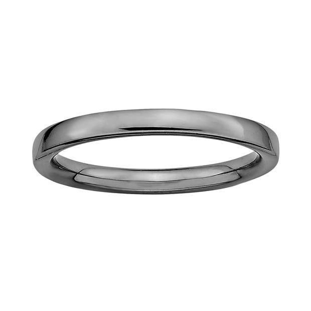 Kohl's sterling silver deals wedding bands