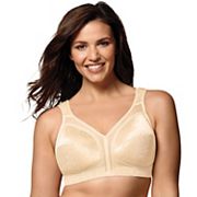 New Playtex 44B Bra 18 Hour Wirefree Silky Soft Smoothing Private Jet Gray