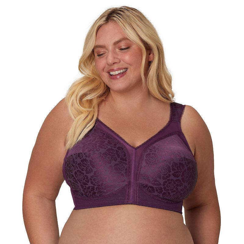 Playtex 18 Hour Ultimate Shoulder Comfort Wireless Bra 4693, Women's, Size: 40 Dd, Purple Majesty