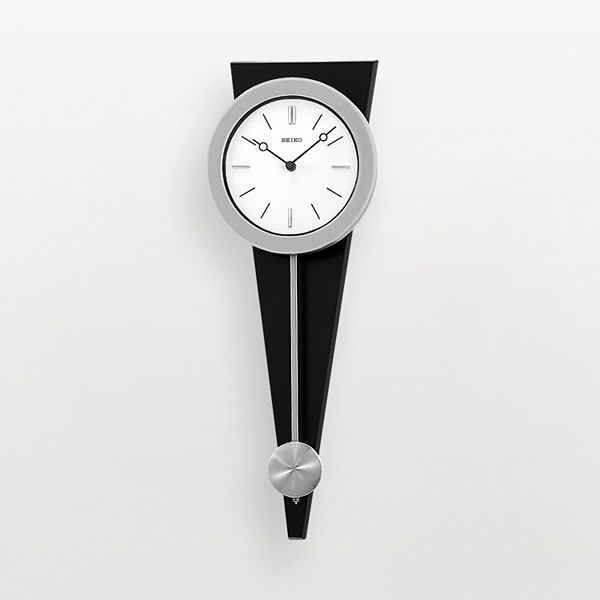 Seiko Silver Tone Pendulum Wall Clock - QXC111SLH