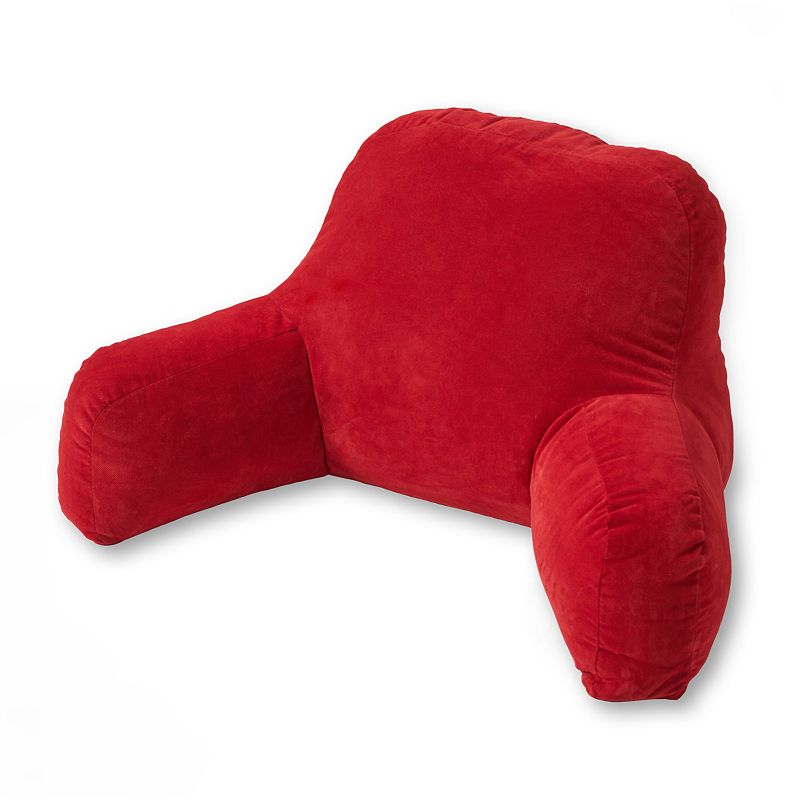 Unbranded Microsuede Bed Rest Pillow, Red