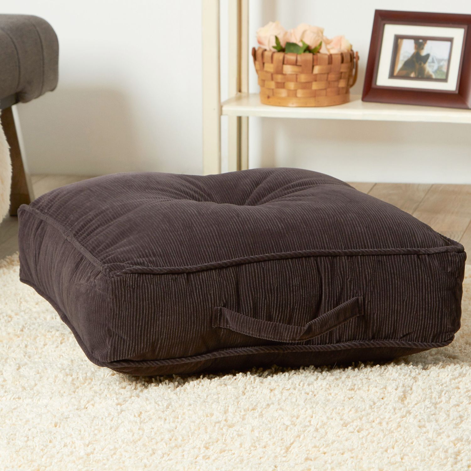 corduroy floor pillow