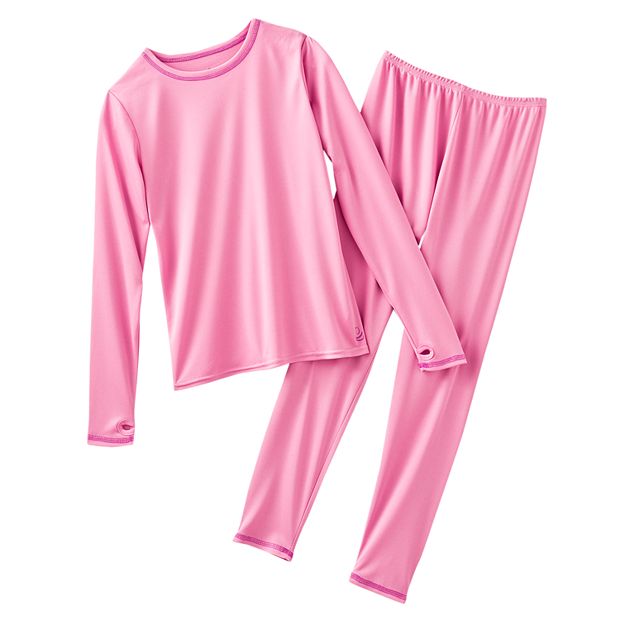 Cuddl Duds Long Underwear Set Girls 4 16