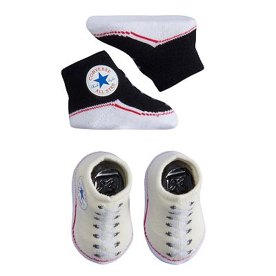 Baby Converse 2 pack Chuck Taylor Sock Booties