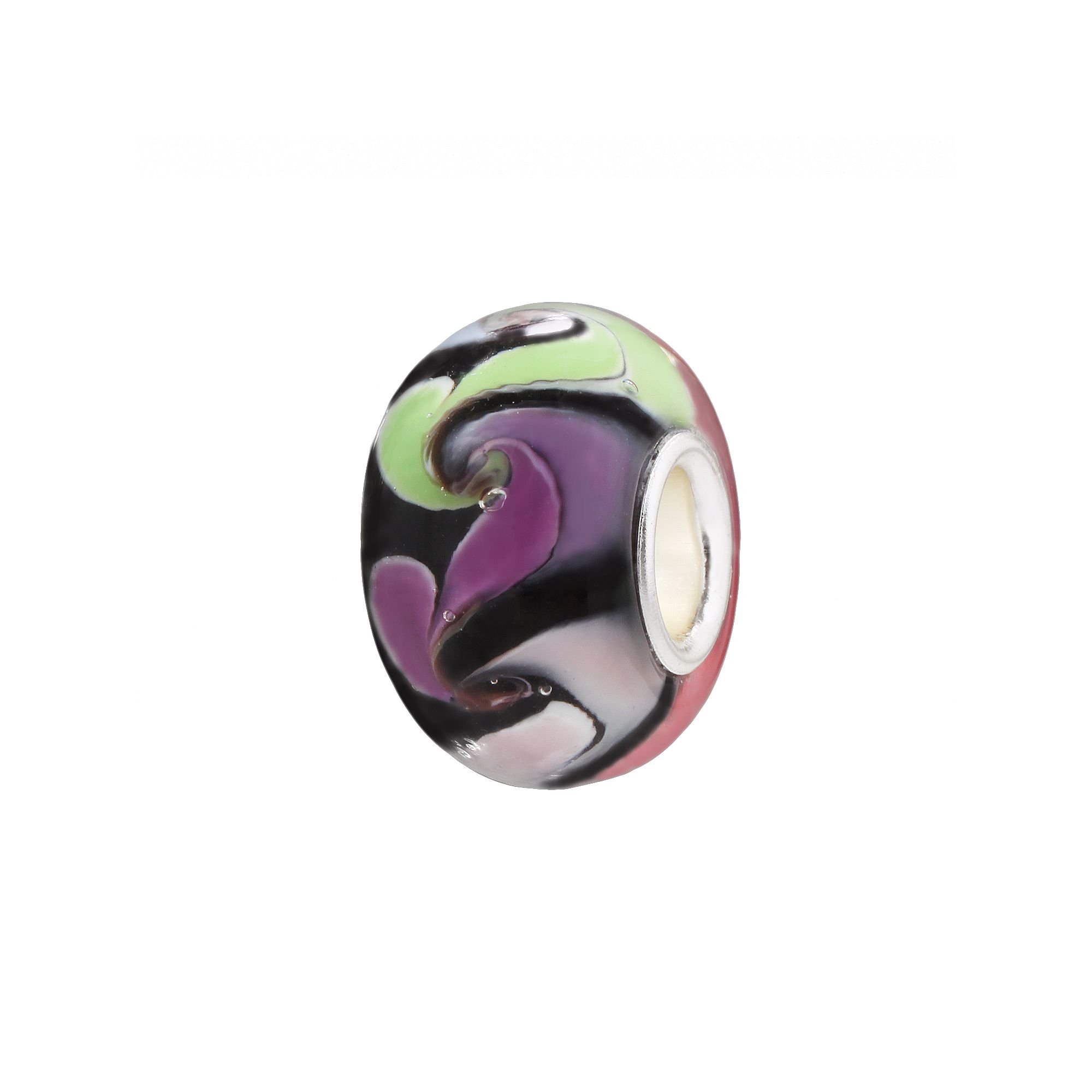 Individuality Beads Swirl Glass Bead, Womens, Multi