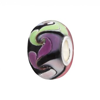 Individuality Beads Swirl Glass Bead