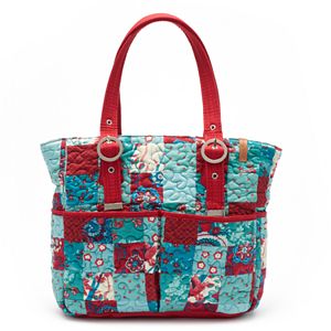 Donna Sharp Elaina Quilted Patchwork Tote