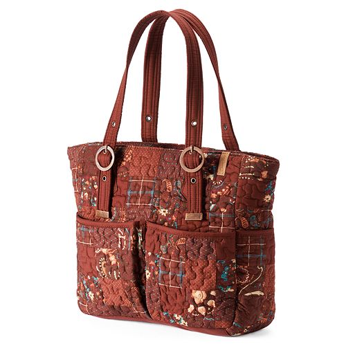 Donna Sharp Elaina Quilted Patchwork Tote