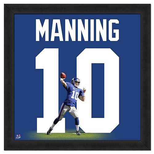 Eli Manning Framed Jersey Photo Wall Art